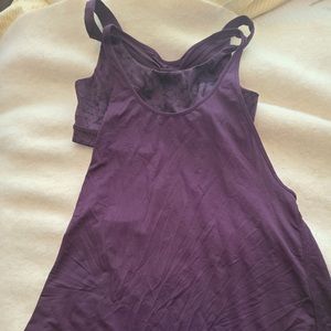Lululemon All Sport Support Tank size 10Black Cherry
